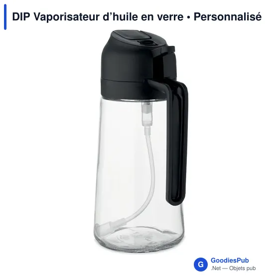Vaporisateur d'huile en verre personnalisable avec logo - DIP - Image 5