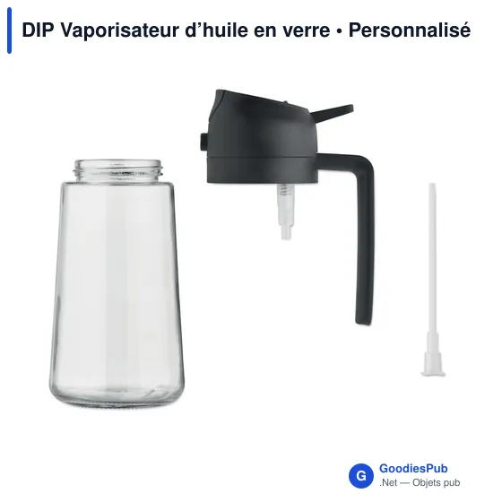 Vaporisateur d'huile en verre personnalisable avec logo - DIP - Image 9