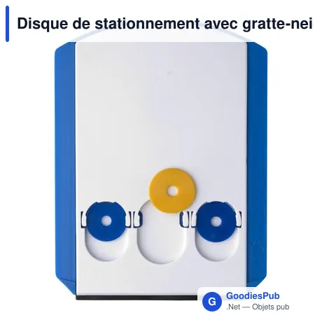 Disque de stationnement avec gratte-neige Teddie