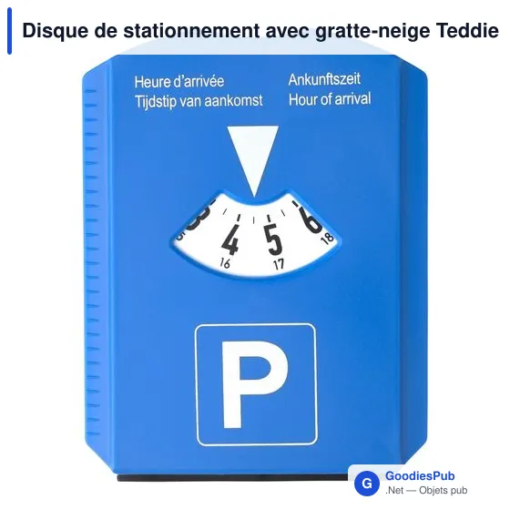 Disque de stationnement avec gratte-neige Teddie - Image 2