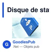 Disque de stationnement avec gratte-neige Teddie - Miniature 3