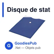 Disque de stationnement personnalisable avec logo - Donovan - Miniature 1