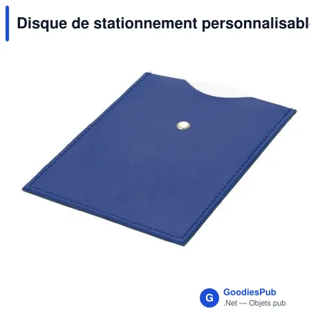 Disque de stationnement personnalisable avec logo - Donovan