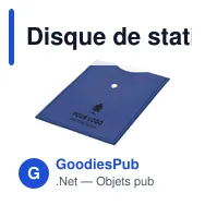 Disque de stationnement personnalisable avec logo - Donovan - Miniature 4