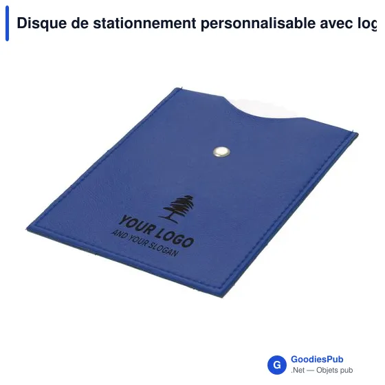 Disque de stationnement personnalisable avec logo - Donovan - Image 4