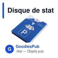Disque de stationnement personnalisable à grattoir avec logo - Electric - Miniature 2