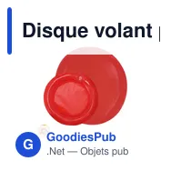 Disque volant personnalisable en PVC avec logo - Coussin Zalox - Miniature 2