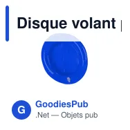 Disque volant personnalisable en PVC avec logo - Coussin Zalox - Miniature 11