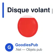 Disque volant personnalisable en PVC avec logo - Coussin Zalox - Miniature 3