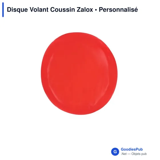 Disque volant personnalisable en PVC avec logo - Coussin Zalox - Image 3