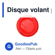 Disque volant personnalisable en PVC avec logo - Coussin Zalox - Miniature 4