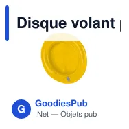 Disque volant personnalisable en PVC avec logo - Coussin Zalox - Miniature 6