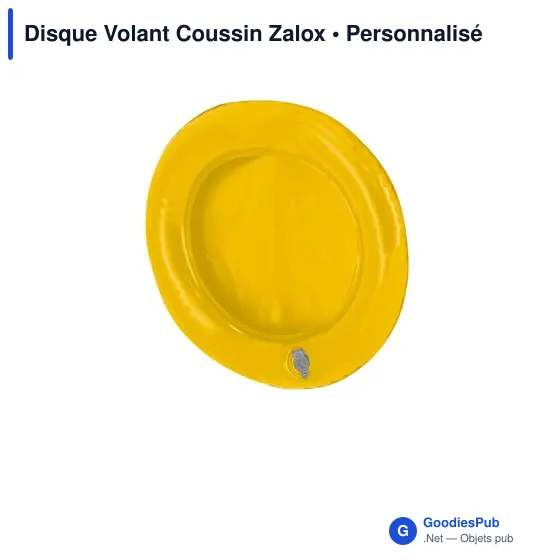Disque volant personnalisable en PVC avec logo - Coussin Zalox - Image 6