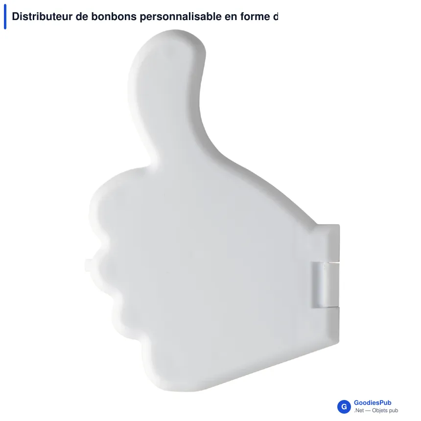 Distributeur de bonbons personnalisable en forme de pouce avec logo - Pouce - Image 5