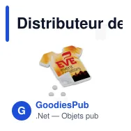 Distributeur de bonbons menthe personnalisable forme tee-shirt avec logo - Tee-shirt - Miniature 1