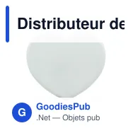 Distributeur de bonbons menthe personnalisable en forme de cœur avec logo - Cœur - Miniature 3