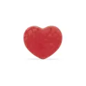 Variante Rouge givré - Distributeur de bonbons menthe personnalisable en forme de cœur avec logo - Cœur