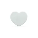 Variante Blanc - Distributeur de bonbons menthe personnalisable en forme de cœur avec logo - Cœur