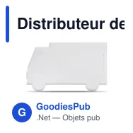Distributeur de bonbons menthe personnalisable en forme de camion avec logo - Camion - Miniature 2