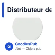 Distributeur de bonbons menthe personnalisable 62 mm avec logo - Givré - Miniature 3
