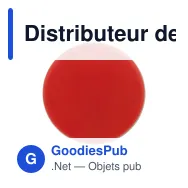 Distributeur de bonbons menthe personnalisable 62 mm avec logo - Givré - Miniature 4