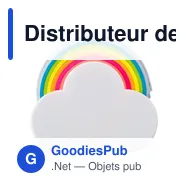 Distributeur de ruban mémo personnalisable avec logo - Nuage - Miniature 4