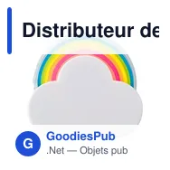 Distributeur de ruban mémo personnalisable avec logo - Nuage - Miniature 5