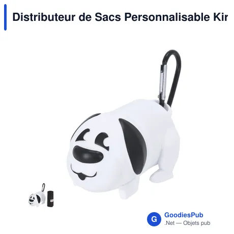 Distributeur de Sacs Personnalisable Kiry avec Logo - Accessoires Animaux