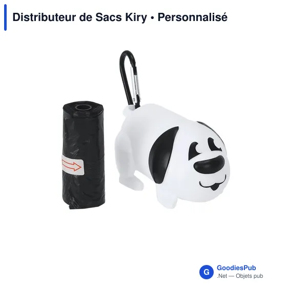 Distributeur de Sacs Personnalisable Kiry avec Logo - Accessoires Animaux - Image 2