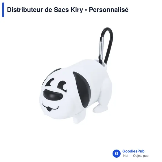 Distributeur de Sacs Personnalisable Kiry avec Logo - Accessoires Animaux - Image 3