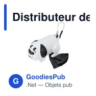 Distributeur de Sacs Personnalisable Kiry avec Logo - Accessoires Animaux - Miniature 4