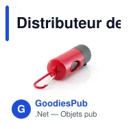 Distributeur de Sacs Muller personnalisable avec logo pour animaux - Miniature 3
