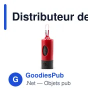 Distributeur de Sacs Muller personnalisable avec logo pour animaux - Miniature 9