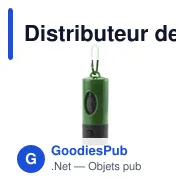Distributeur de Sacs Muller personnalisable avec logo pour animaux - Miniature 10