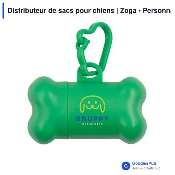 Distributeur de sacs pour chiens personnalisable avec logo | Zoga - Image 12