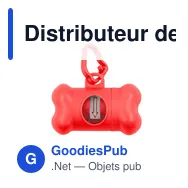 Distributeur de sacs pour chiens personnalisable avec logo | Zoga - Miniature 3