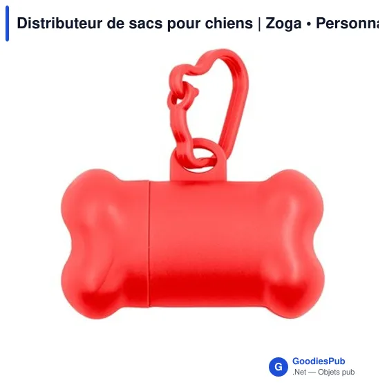 Distributeur de sacs pour chiens personnalisable avec logo | Zoga - Image 5