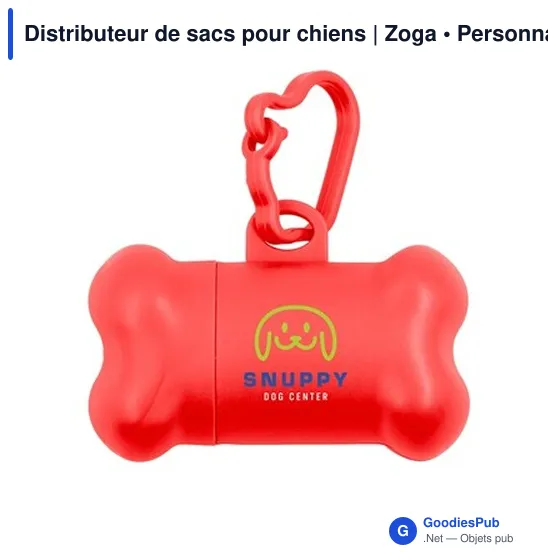 Distributeur de sacs pour chiens personnalisable avec logo | Zoga - Image 6