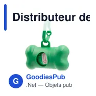 Distributeur de sacs pour chiens personnalisable avec logo | Zoga - Miniature 7