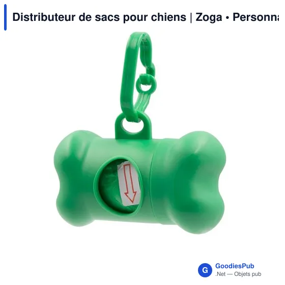Distributeur de sacs pour chiens personnalisable avec logo | Zoga - Image 7