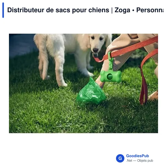Distributeur de sacs pour chiens personnalisable avec logo | Zoga - Image 8