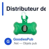 Distributeur de sacs pour chiens personnalisable avec logo | Zoga - Miniature 9