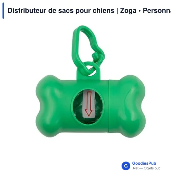 Distributeur de sacs pour chiens personnalisable avec logo | Zoga - Image 9