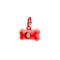 Variante rouge - Distributeur de sacs pour chiens personnalisable avec logo | Zoga