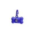Variante bleu marine - Distributeur de sacs pour chiens personnalisable avec logo | Zoga