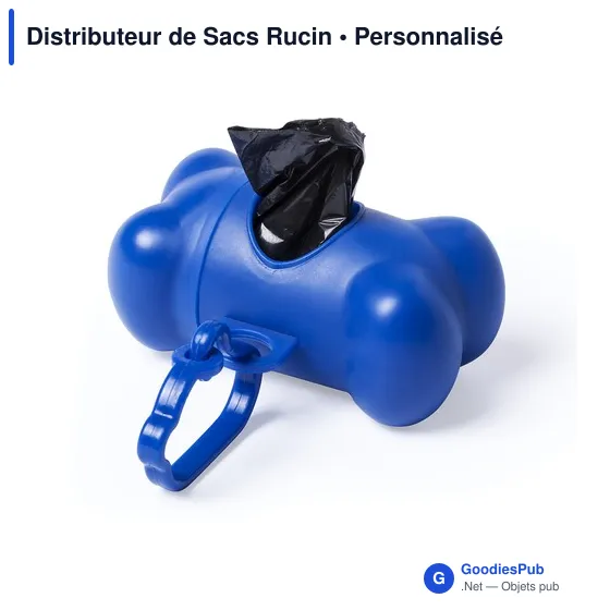 Distributeur de sacs personnalisable pour animaux avec logo - Image 3