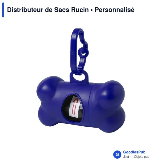 Distributeur de sacs personnalisable pour animaux avec logo - Image 4