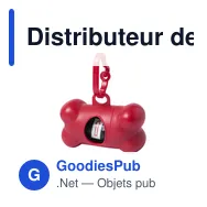 Distributeur de sacs personnalisable pour animaux avec logo - Miniature 10