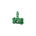 Variante vert - Distributeur de sacs personnalisable pour animaux avec logo