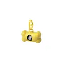 Variante jaune - Distributeur de sacs personnalisable pour animaux avec logo